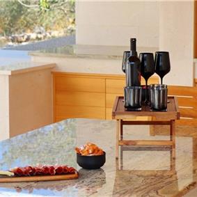 6 Bedroom Beachfront Villa with Heated Pool near Vela Luka on Korcula Island, Sleep 12